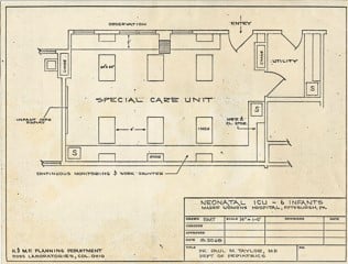 Neonatal Intensive Care floor plan